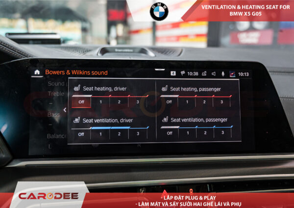 Sấy Sưởi Ghế X5 G05